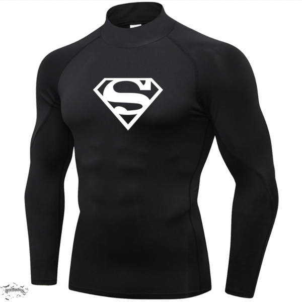 ShadowWear™ Super Man Long Sleeve Compression Shirt