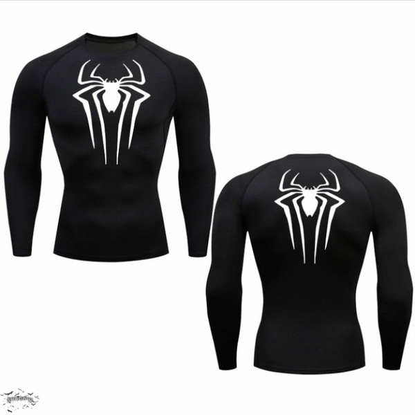 ShadowWear™ Spider man Long Sleeve Compression Shirt